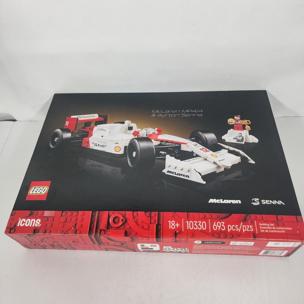 LEGO Icons 10330 McLaren MP4/4 & Ayrton Senna 693 Pcs NEW Sealed F1 Formula‎ 1